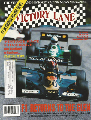 VICTORY LANE 1993 SEPT - THE VINTAGE & HISTORIC RACING NEWS MAGAZINE